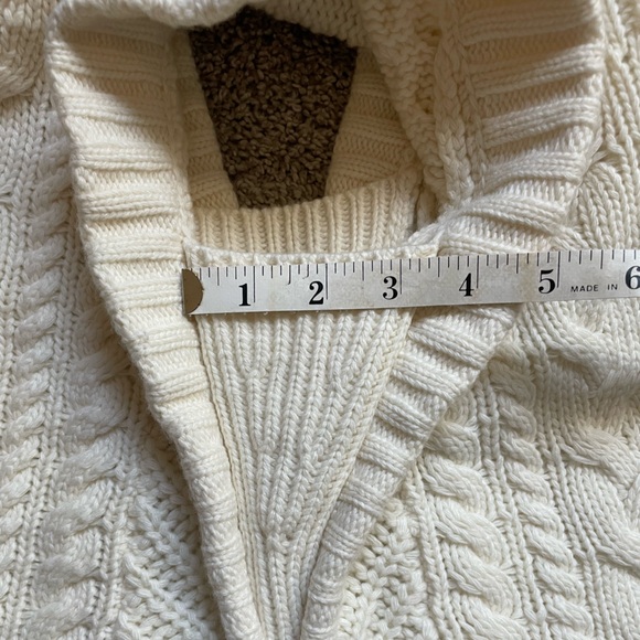 Veronica Beard Pinkett Cream Cable Knit Sweater Vest - Picture 10 of 10